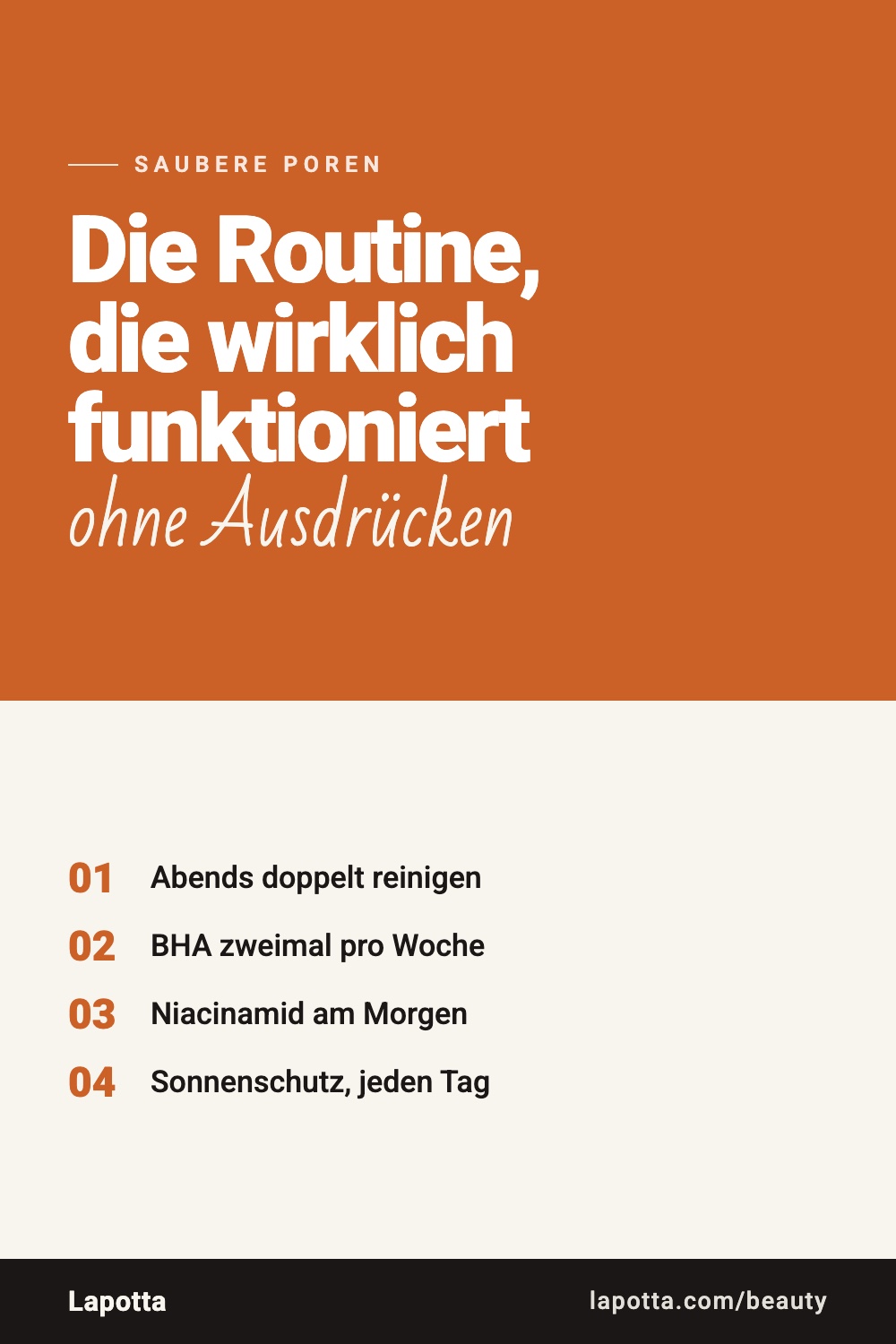 Saubere Poren: Morgen- und Abendroutine im Überblick